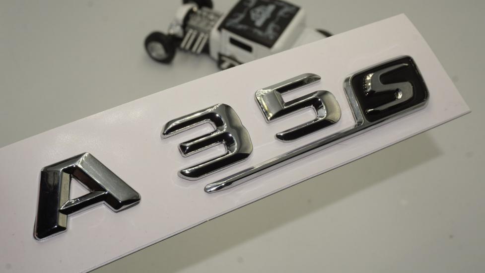 A35 S Bagaj Krom Metal 3M 3D Yazı Logo