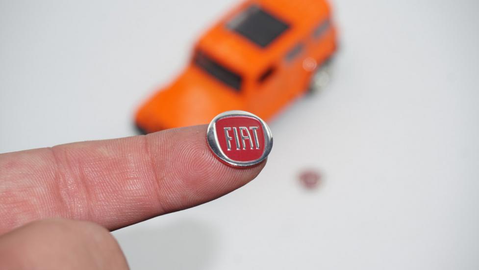 Fiat Oto Anahtar 3M Metal Alaşım Logo 2Li Set