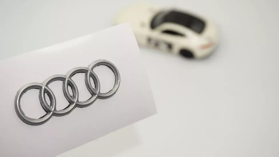 DK Tuning Direksiyon Gri Logo Arma Audi İle Uyumlu