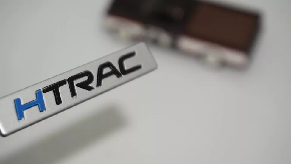 DK Tuning Hyundai HTRAC Gri Mavi Bagaj Logo Arma Amblem