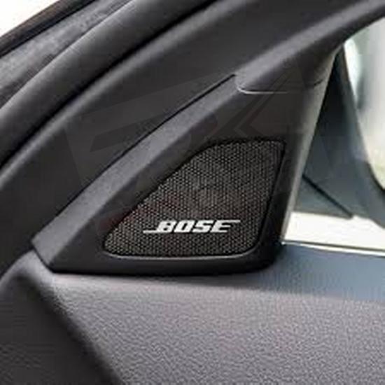 Bose Hoparlör Krom Metal Tırnaklı Logo Amblem 2 Li Set