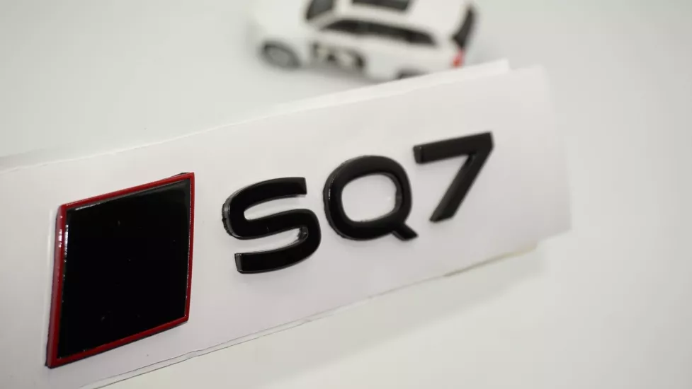 DK Tuning SQ7 2025+ Bagaj Siyah Yazı Logo Arma Audi İle Uyumlu
