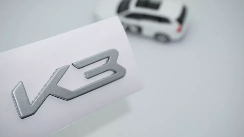 DK Tuning K3 BL7 Yeni Nesil Bagaj Gri Yazı Logo Kia İle Uyumlu