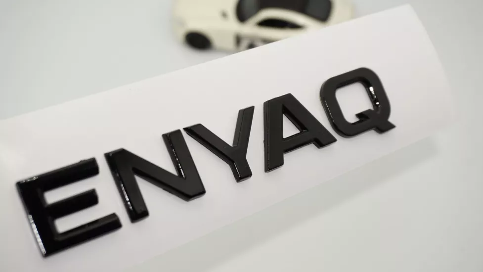 DK Tuning Skoda Enyaq Bagaj Siyah Yazı Logo Arma