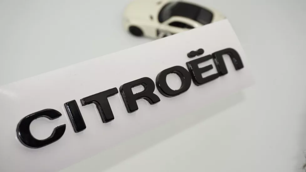 DK Tuning Citroen C4 C5 B7 Nemo Berlingo Bagaj Siyah Yazı Logo Amblem