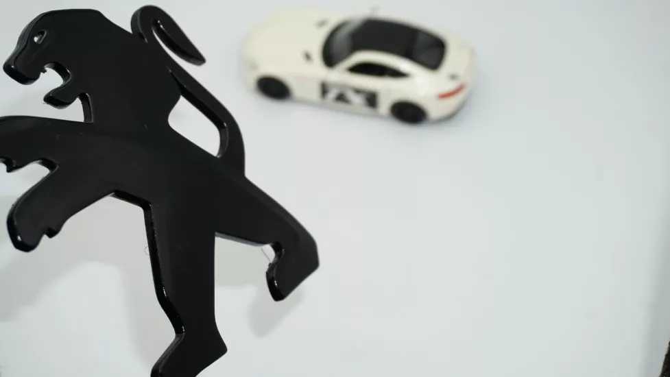 DK Tuning Peugeot Aslan 11cm Siyah Renk Bagaj Amblemi