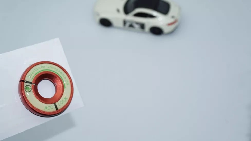 DK Tuning Skoda Auto Logo Kontak Girişi Fosforlu Çemberi