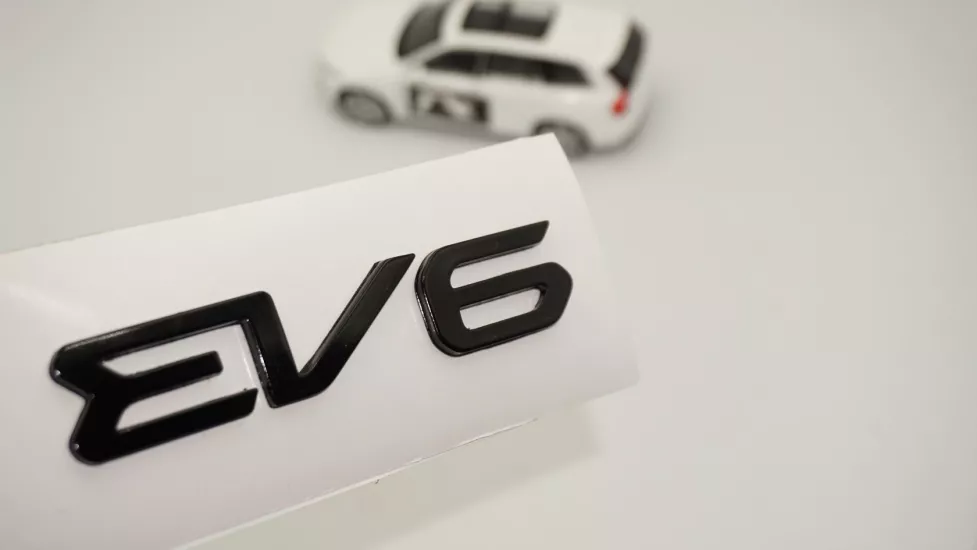 DK Tuning EV6 Yeni Nesil Bagaj Siyah Yazı Logo Kia İle Uyumlu