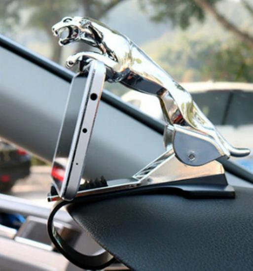 Araç Ön Panel Jaguar Panter Açılır Kapanır 360 Derece Ayarlı Telefon Tutacağı