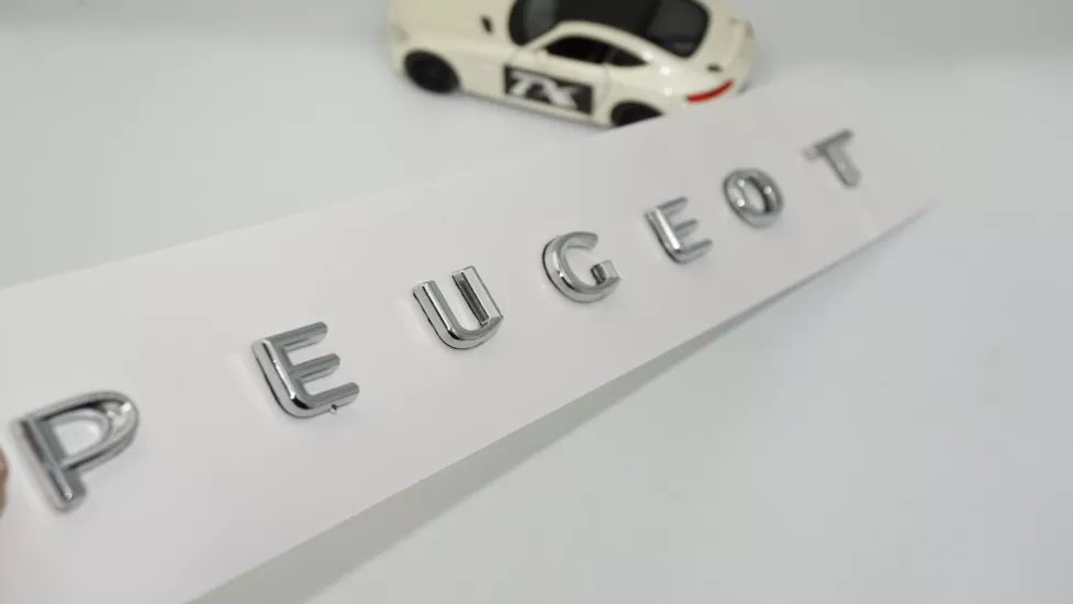DK Tuning Peugeot Bagaj Ön Panjur Krom ABS Yazı Logo Amblem