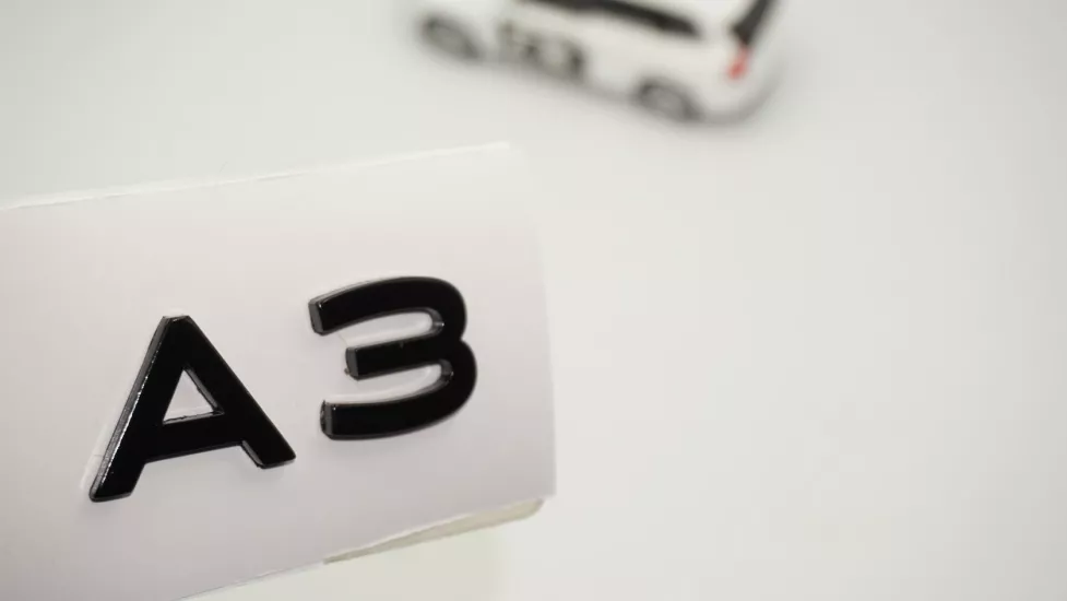 DK Tuning A3 2025+ Bagaj Siyah 3M Yazı Logo Audi İle Uyumlu