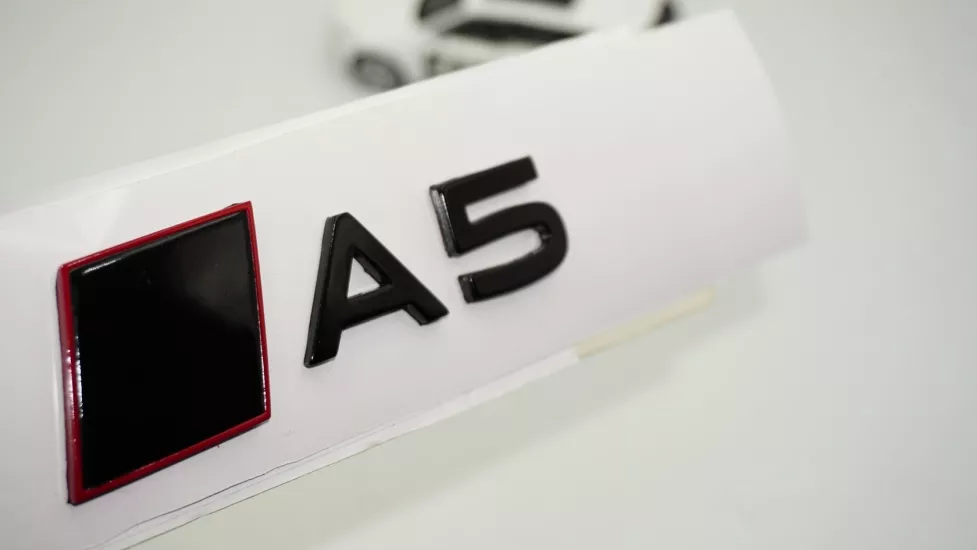 DK Tuning A5 2025+ Bagaj Siyah Yazı Logo Arma Audi İle Uyumlu