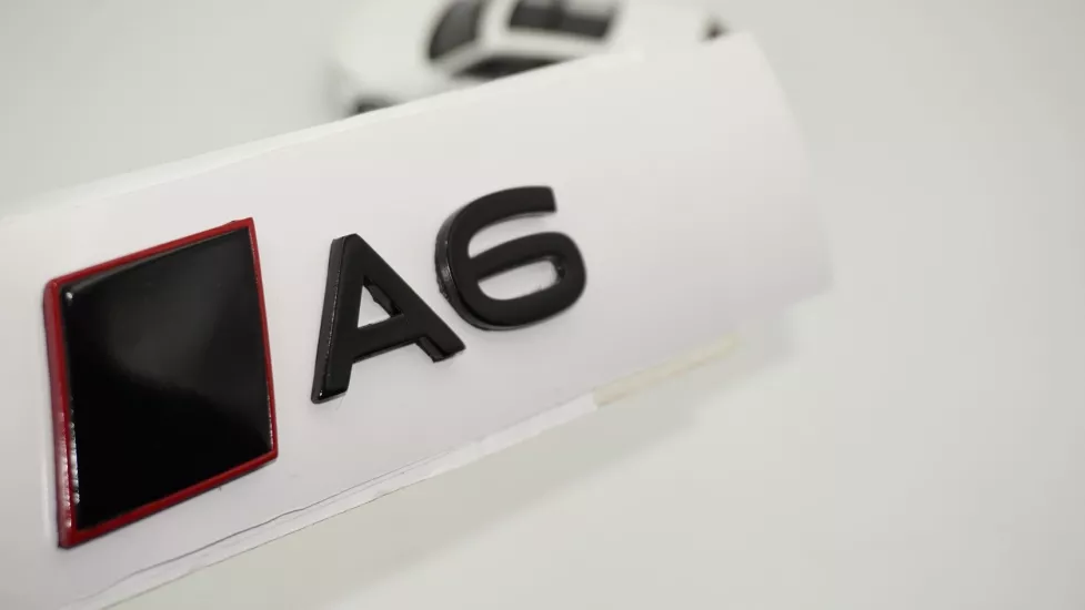 DK Tuning A6 2025+ Bagaj Siyah Yazı Logo Arma Audi İle Uyumlu