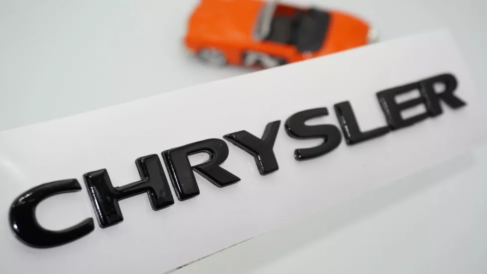 DK Tuning Chrysler Bagaj Siyah Yazı Logo Arma Yazı 300C İle Uyumlu
